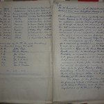 Hand written Petition of Lodge Temperance 2557